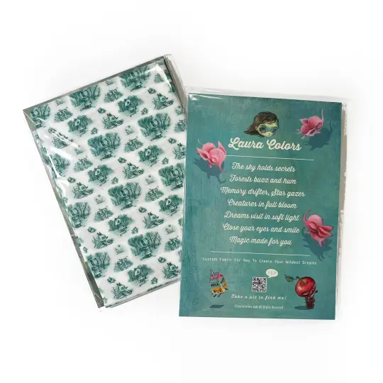 Meadow Tales in Green (Fabric)