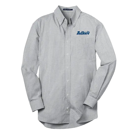 Adkev S639 Port Authority Plaid Pattern Easy Care Shirt