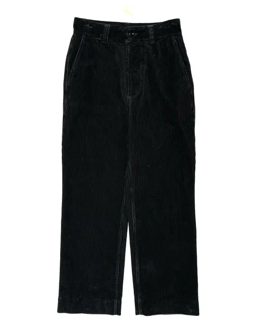 MHL Simple Trousers 8 Wale Cotton Corduroy Slate