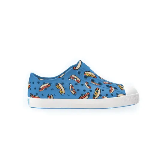 Jefferson Print Child Resting Blue / Shell White / Hot Dogs (C6 left!)