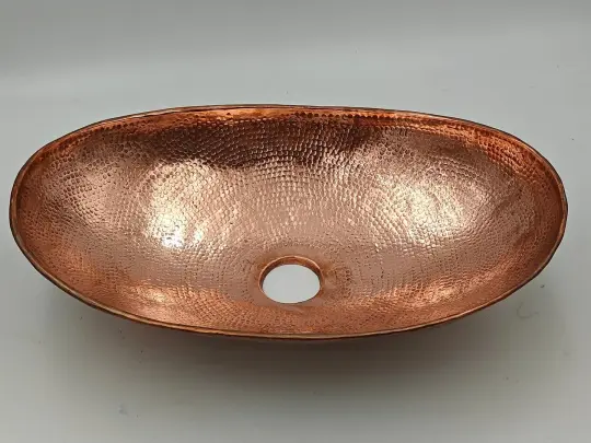Hammered Copper Sink Bowl