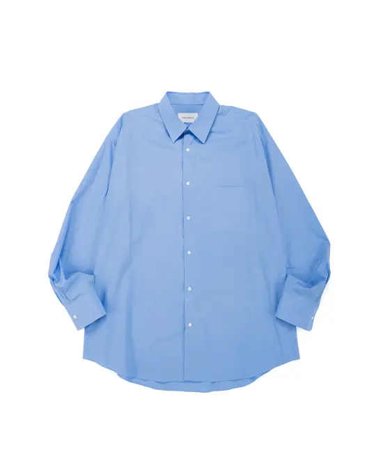 MARKAWARE Comfort Fit Shirt Organic Giza 80/1 Typewriter Saxe