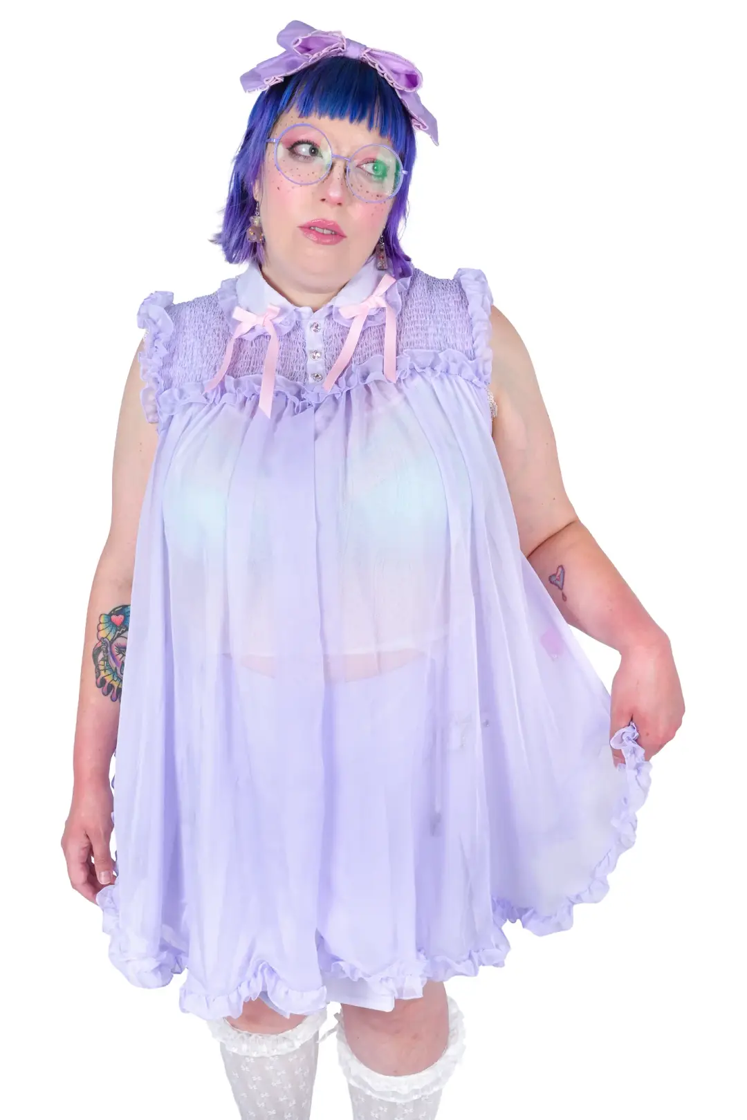 Vivi Peignoir - Lavender