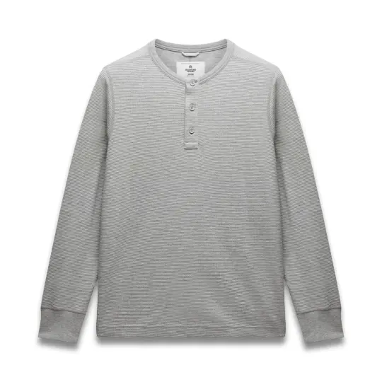 Lightweight Waffle Standard Henley