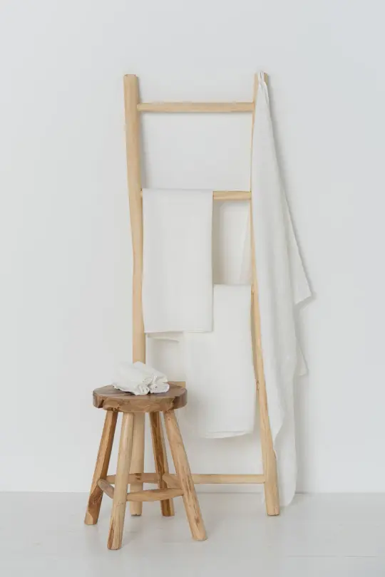Linen Waffle Bathtowel, Set of 7