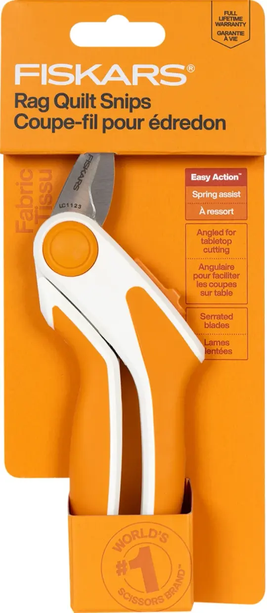 Fiskars-Easy Action Rag Quilt Snips