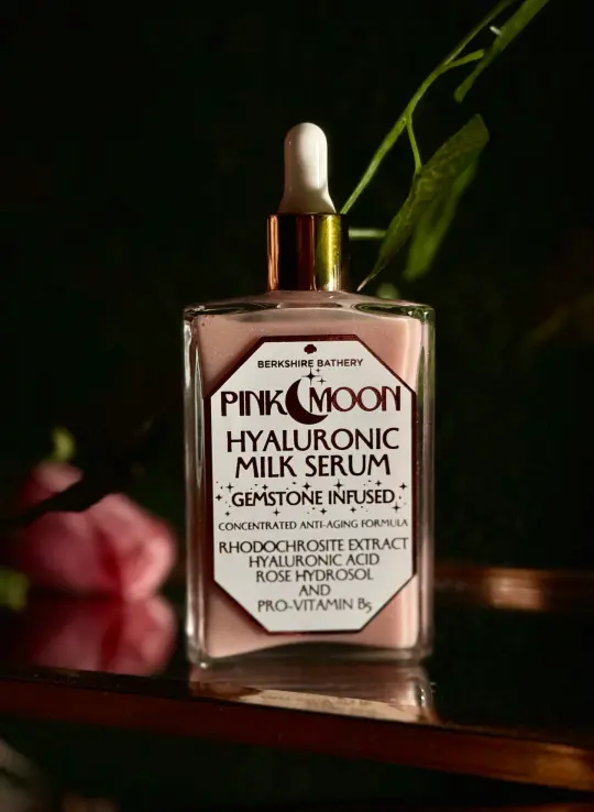 PINK MOON | Gemstone Infused Hyaluronic Milk Serum - 3.40 oz