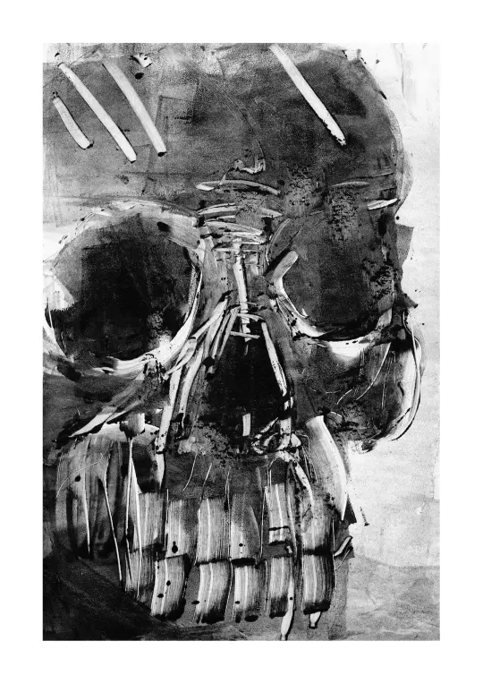 Skull monotype