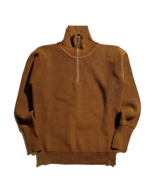 Andersen-Andersen Sailor Half-Zip Tobak