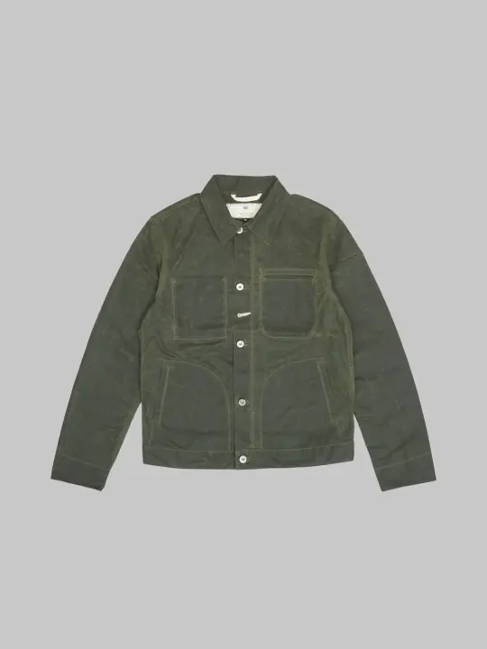 Rogue Territory Waxed Canvas Supply Jacket Olive Ridgeline