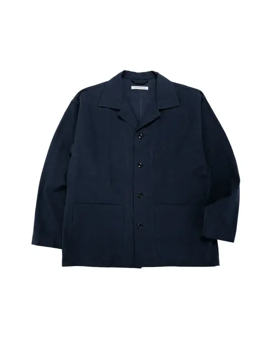 Body of Work Linden Jacket Nep Cotton Linen Navy