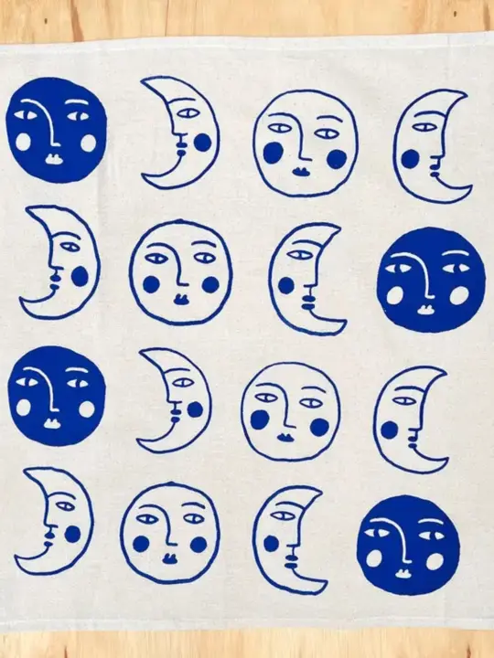 Moon Tea Towel