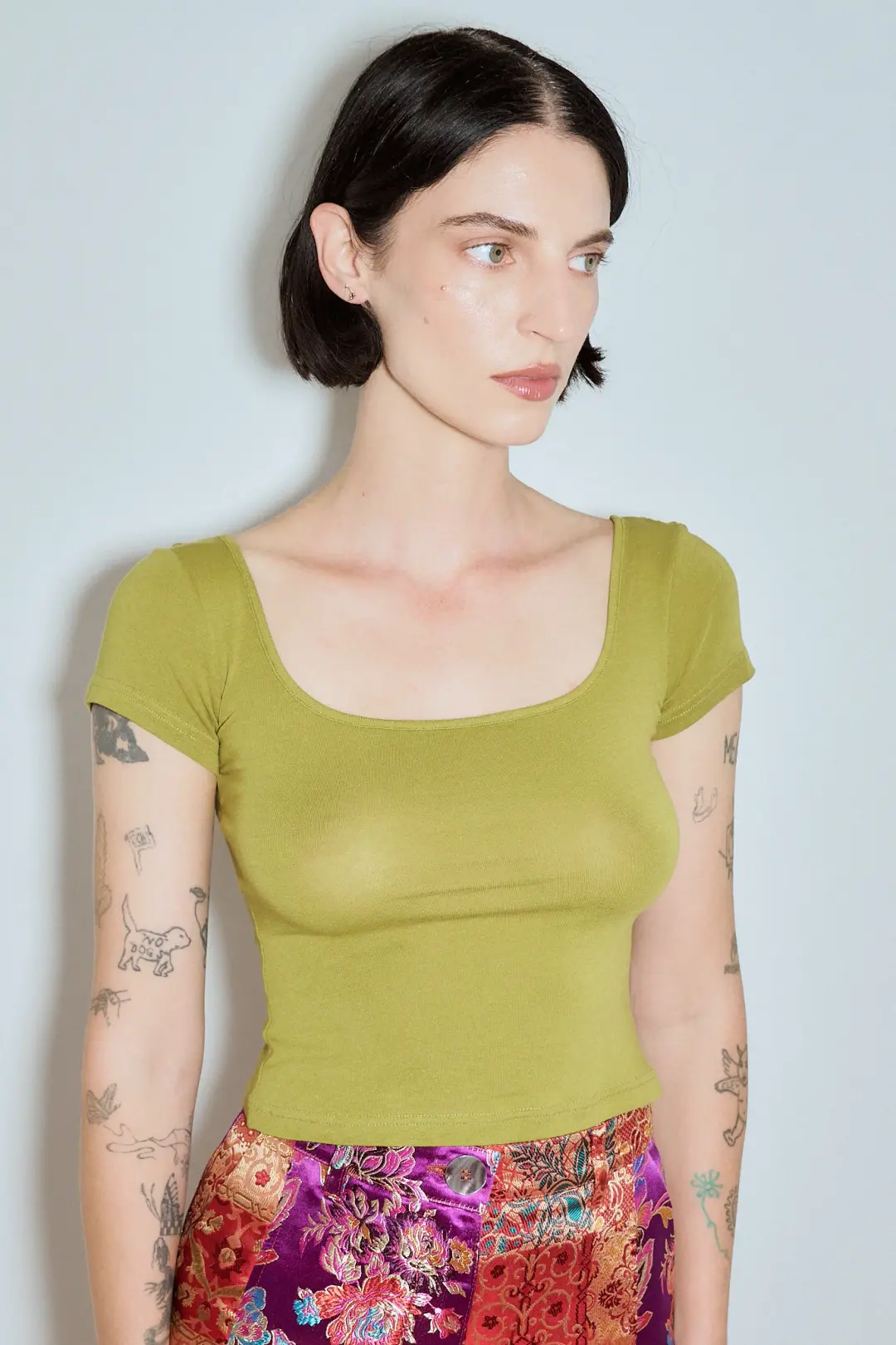 Wet T-Shirt Contest Square Neck Tee Booger