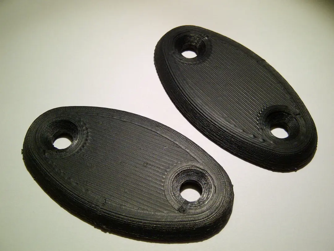 NA NB Miata Sun Visor Block Off Plates ~ Standard Type