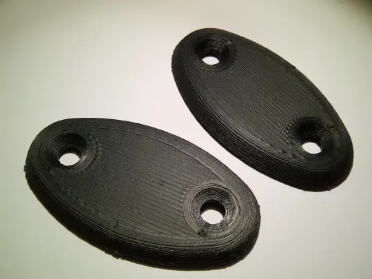 NA NB Miata Sun Visor Block Off Plates ~ Standard Type