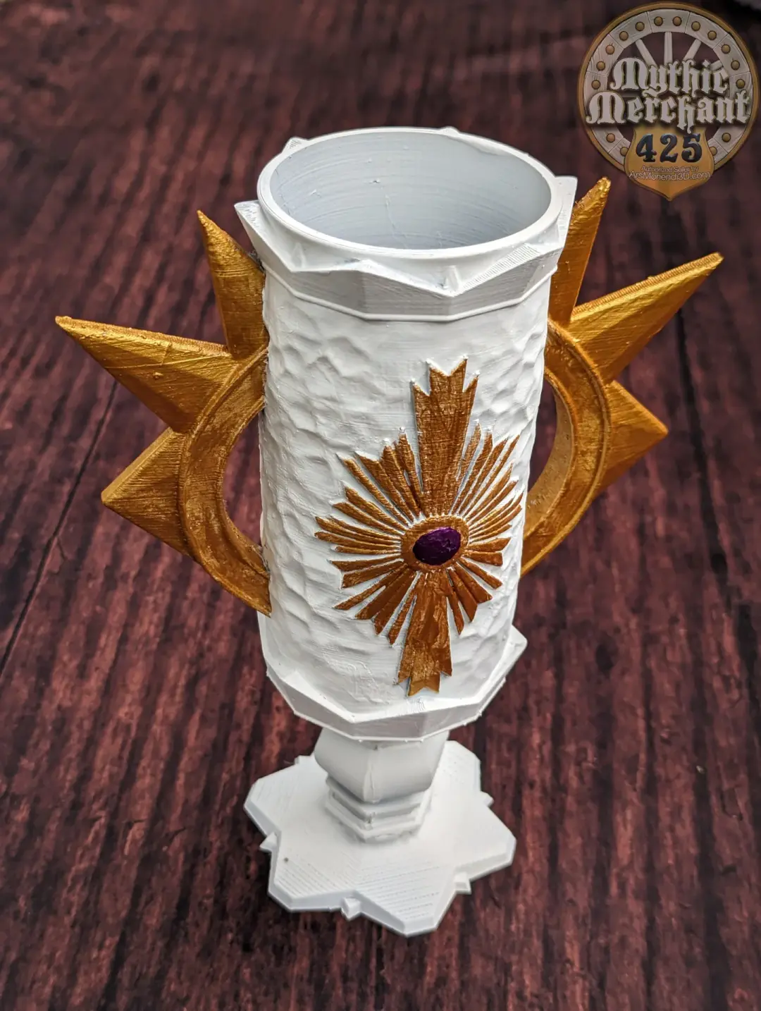 Paladin 3D Printed Can Holder- Mythic Mugs Collection by Ars Moriendi 3D- Embrace Virtue and Valor!