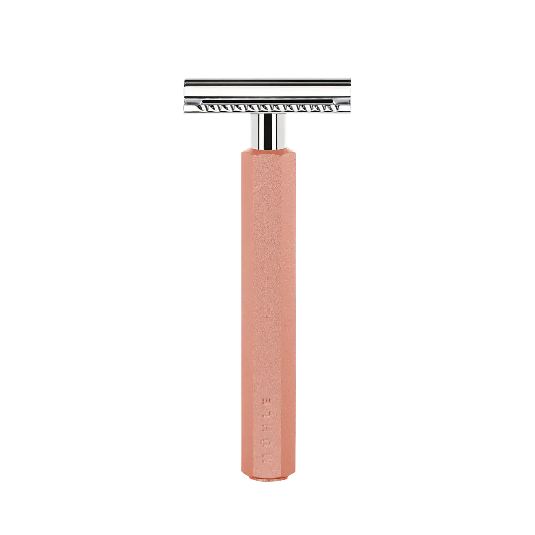 MÜHLE HEXAGON Safety Razor, Anodized Aluminum, Sunrise