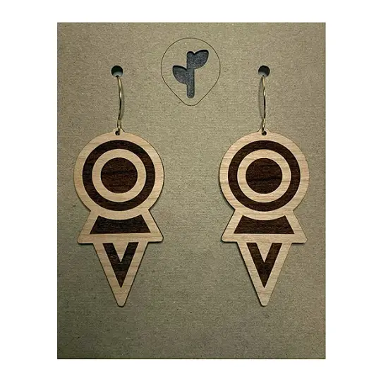 coyolxauhqui II / wood / cherry