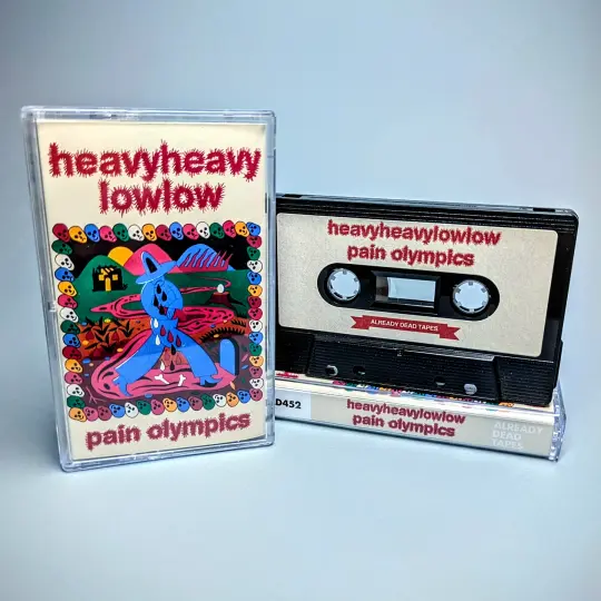 Heavy Heavy Low Low 'Pain Olympics' Cassette Tape (Black Variant)