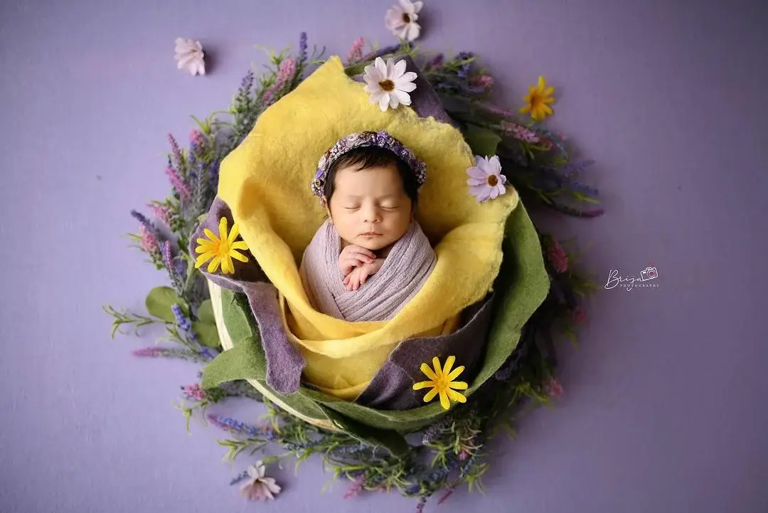 Shop the Look: Green & Lavender Blossom Merino Silk Felted Layers, set of 3 layers ($147)