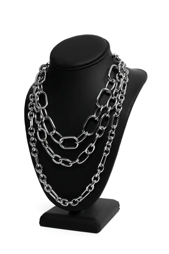 Triple Threat Chain Necklace
