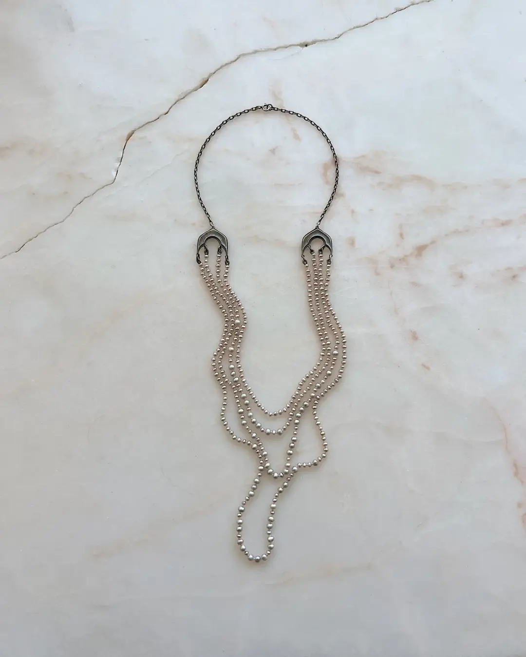 The Splitting Of A Cell // Freshwater Pearl Necklace