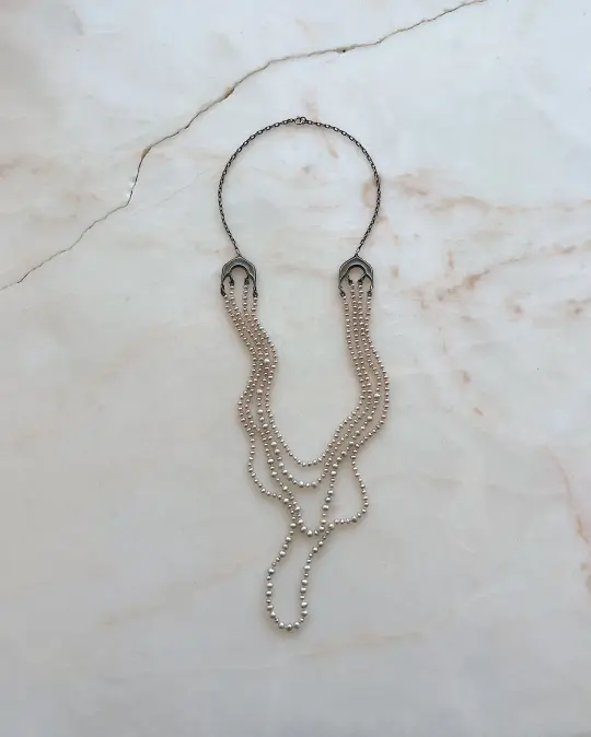 The Splitting Of A Cell // Freshwater Pearl Necklace
