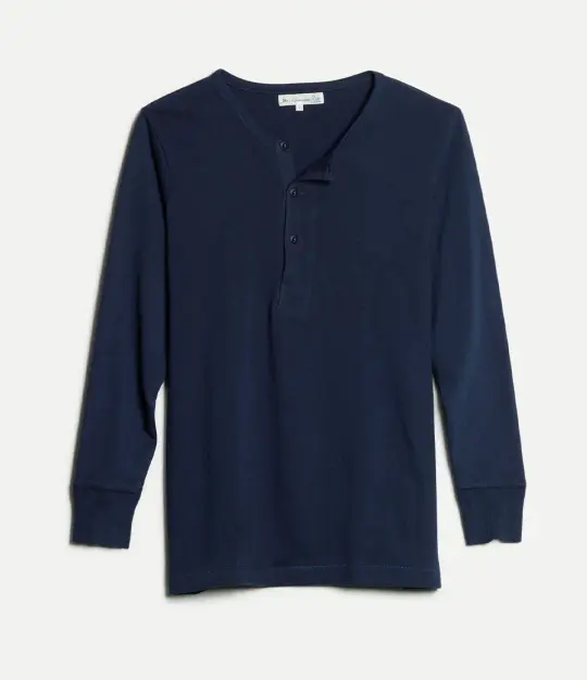 2M06 Mid-Century Machine Refined Fit Long Sleeve Henley