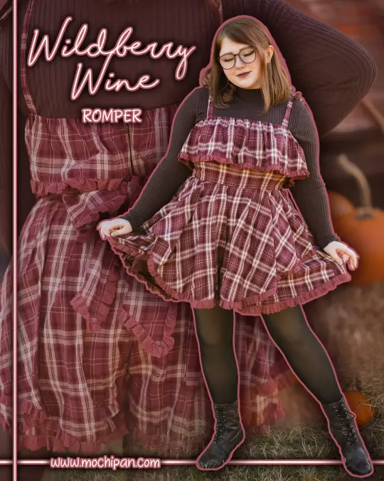 Wildberry Wine Romper 100% Cotton (Pre-Order) (Coming October 20th, 5PM PST)