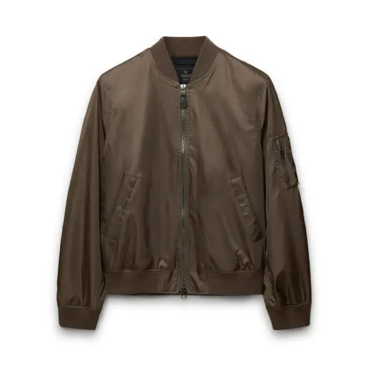 Nylon Twill Flight Jacket