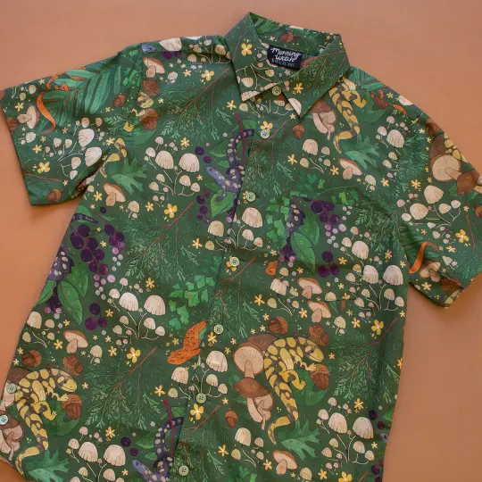 PREORDER [BUTTON DOWN SHIRT] Salamander Woods