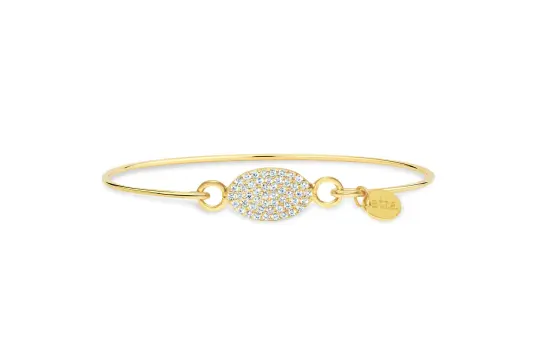 Pavé Icon Bracelet Oval