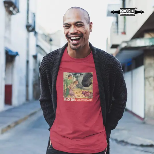 Black Bot Slaps Back! Short-Sleeve Unisex T-Shirt