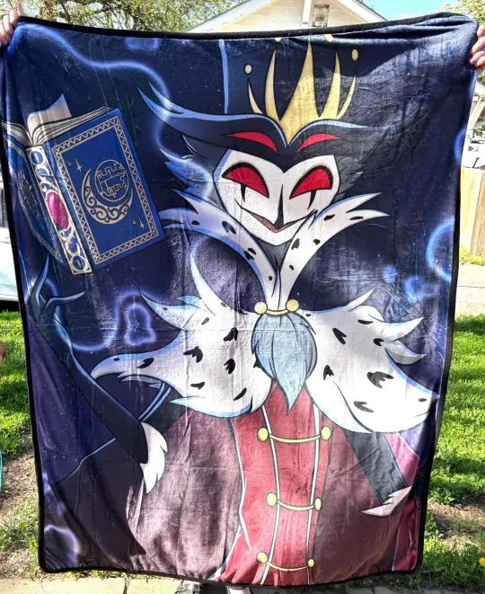 Stolas Plush Throw Blanket: Ultra Soft Fanmade Creation