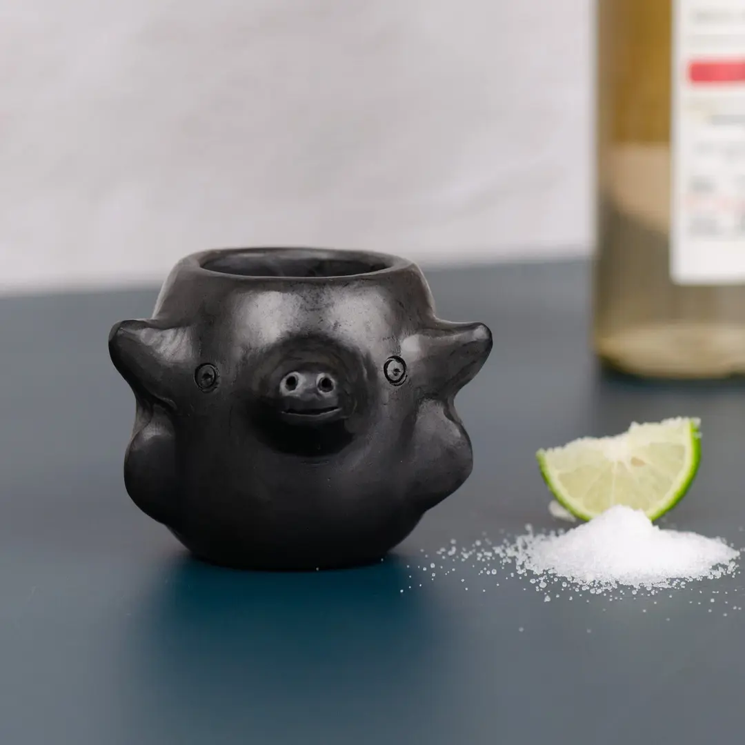 Barro Negro Torito Mezcal Shot Glass