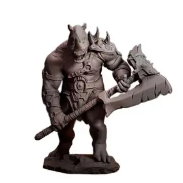 render of 28mm raino miniature