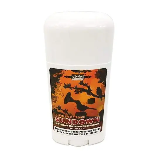 Sun Down Handmade Natural Deodorant Stick | Sport Strength