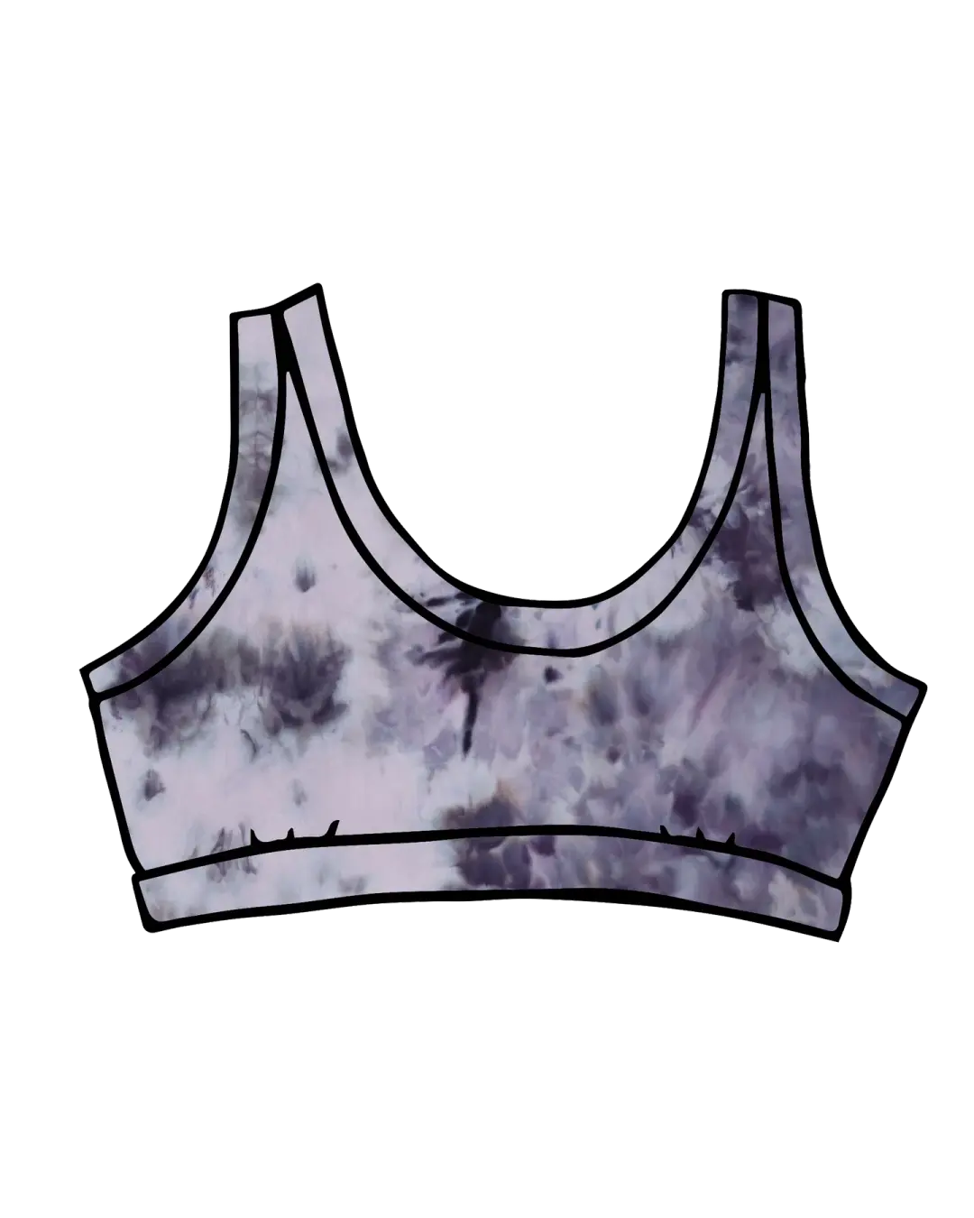 Bralette Limited Edition Haunted Haze Dye