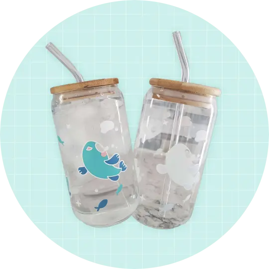 Colour Changing Crybaby Glass Cups