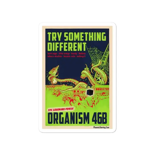 Organism 46b Vinyl Sticker | Available in 3 sizes!