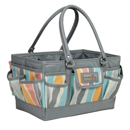 Deluxe Store and Tote Gray Stripe