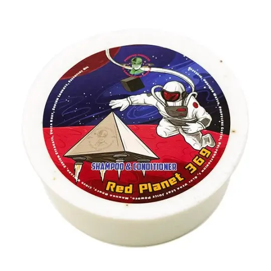 Red Planet 369 Conditioning Shampoo Puck | A Classic Martian Barbershop!
