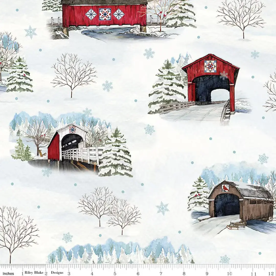 Covered Bridges in Winter