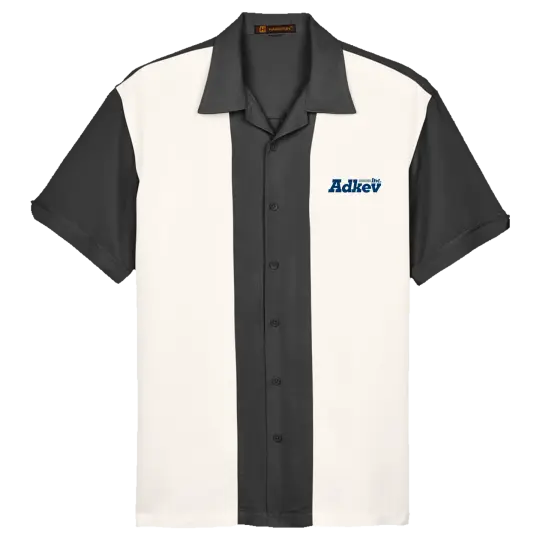 Adkev Employee M575 Men's Short Sleeve Two-Tone Camp  Shirt