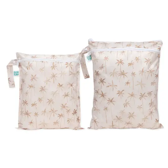Wet Bag + Wet/Dry Bag Set: Palm Daze