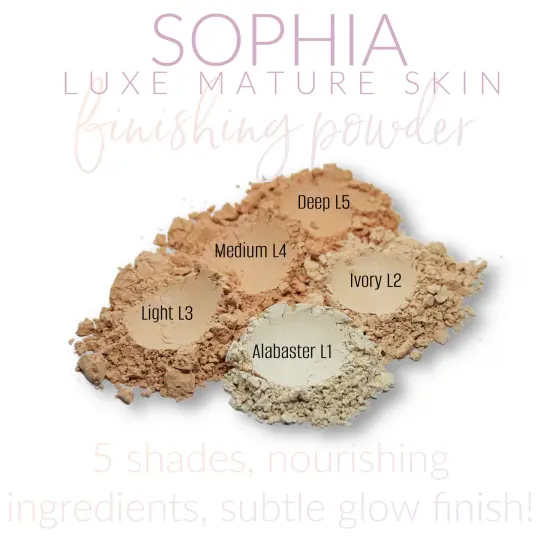New! SOPHIA Mature Skin Luxe Finishing Powder