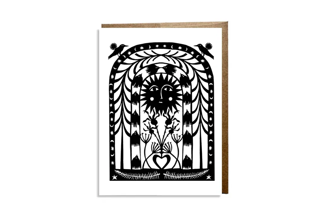 "Winter Arch" card