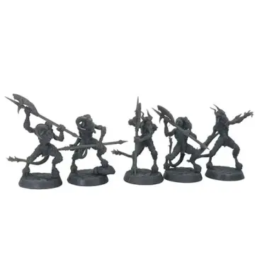 Goat Demon Skirmishers: 32mm Abyssal Warband, Set of 5 RPG Miniatures