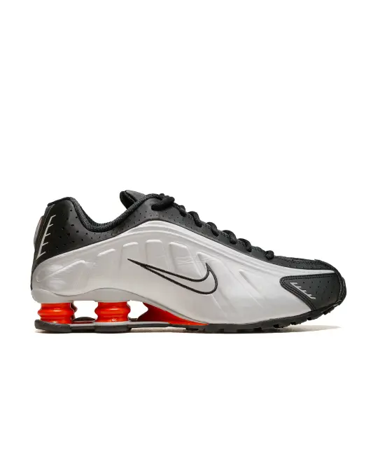 Nike Shox R4 Metallic Silver/Red