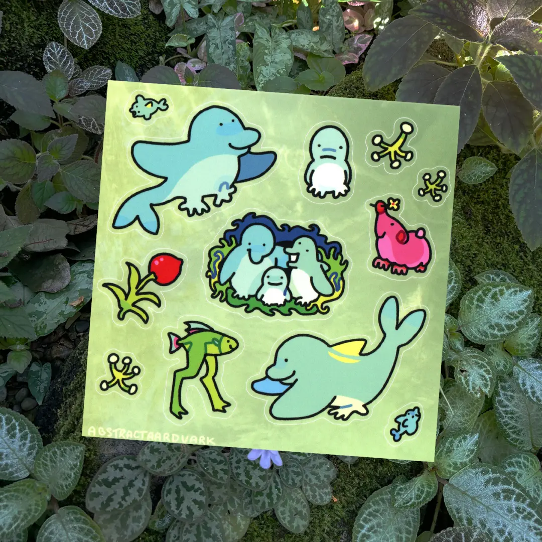 finfin stickersheet